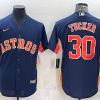 Men's Houston Astros Kyle Tucker #30 Navy Alternate Name Jersey