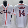 Men's Houston Astros Mauricio Dubon #14 White Home Jersey
