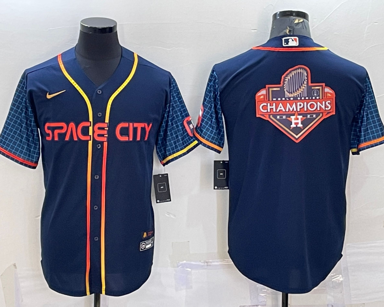 Men's Houston Astros Navy 2022 City Connect Jersey