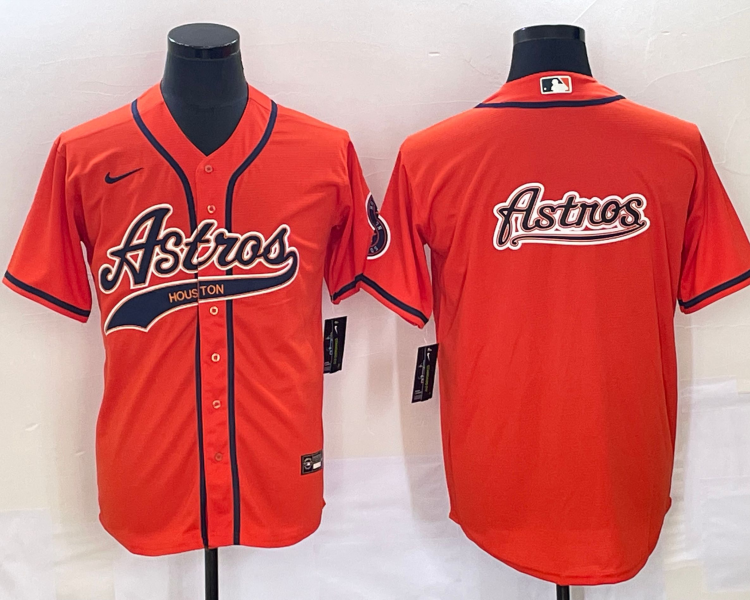 Men's Houston Astros Orange Team Jersey Joint Edition