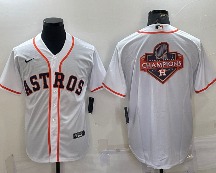 Men's Houston Astros White Home Team Jersey
