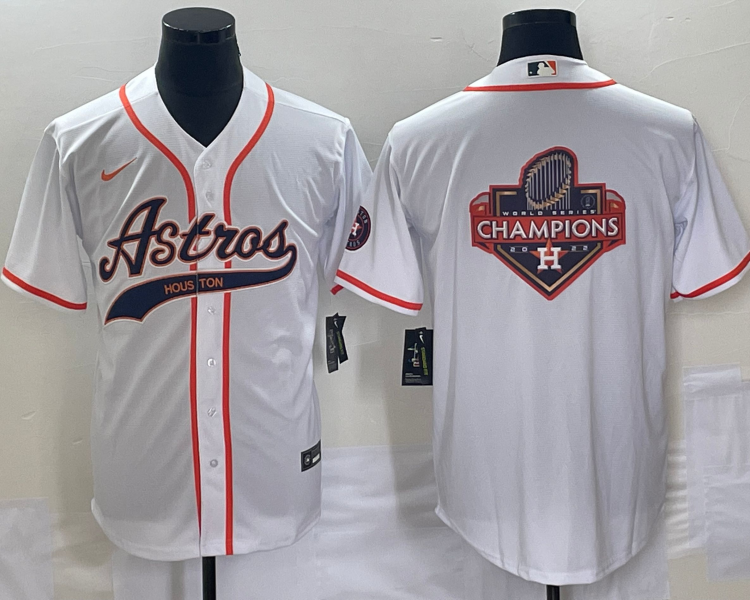Men's Houston Astros White Jersey Joint Edition