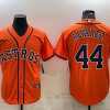 Men's Houston Astros Yordan Alvarez #44 Orange Jersey