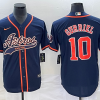 Men's Houston Astros Yuli Gurriel #10 Navy Jersey Joint Edition