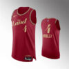 Mens Cleveland Cavaliers #4 Evan Mobley 2023-24 City Edition Swingman Jersey Wine