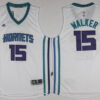 Charlotte Hornets #15 Kemba Walker Revolution 30 Swingman 2015 New White Jersey