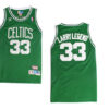 Boston Celtics #33 Larry Bird "Larry Legend" Green Jersey