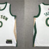 Mens Boston Celtics #0 Jayson Tatum 2023-24 Cream City Edition Player Jersey