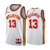Mens Atlanta Hawks #13 Bogdan Bogdanovic 2022-23 White Nike Association Edition Jersey
