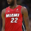 Mens Miami Heat #22 Andrew Wiggins Red Statement Edition Swingman Jersey