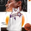 Mens Phoenix Suns #4 Jalen Green White Association Edition Swingman Jersey