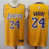 Men's Los Angeles Lakers #24 Kobe Bryant Nike Gold Icon Edition Swingman Jersey