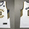 Mens Indiana Pacers #0 Tyrese Haliburton White Association Edition Jersey