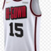 Mens Houston Rockets #15 Reed Sheppard 2024-25 White City Edition Jersey