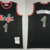 Mens Orlando Magic #1 Penny Hardaway Mitchell & Ness Black Neapolitan Hardwood Classics Jersey