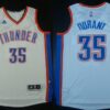 Men's Oklahoma City Thunder #35 Kevin Durant 2015 Revolution 30 Swingman White Jersey