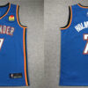 Mens Oklahoma City Thunder #7 Chet Holmgren Blue Icon Edition Jersey