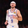 Mens Oklahoma City Thunder #9 Alex Caruso White Association Edition Jersey