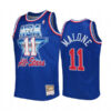 Mens Utah Jazz #11 Karl Malone 1992 All-Star Western Conference Jersey Blue