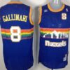 Denver Nuggets #8 Danilo Gallinari Soul Swingman Stitched Blue Rainbow Throwback Jersey