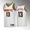 Mens Denver Nuggets #13 Thomas Bryant Nike White Association Edition Jersey
