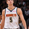 Mens Denver Nuggets #5 Hunter Tyson White Association Edition Jersey