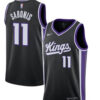 Mens Sacramento Kings #11 Domantas Sabonis 2023-24 Black Icon Edition Player Jersey