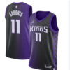 Mens Sacramento Kings #11 Domantas Sabonis 2023-24 Purple Statement Edition Player Jersey