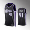 Mens Sacramento Kings #41 Trey Lyles 2023-24 Black Icon Edition Player Jersey