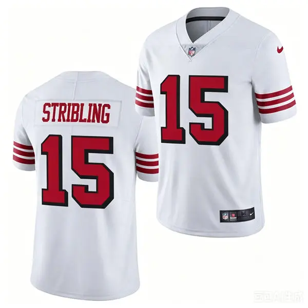 Mens San Francisco 49ers #15 De'Zhaun Stribling Nike White Alternate F.U.S.E. Vapor Limited Jersey