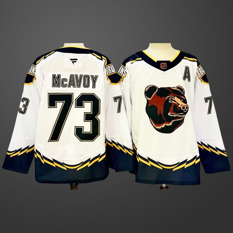 #73 Charlie McAvoy Boston Bruins Jersey White