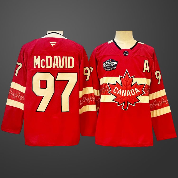 #97 Connor McDavid Canada 2025 4 Nations Jersey