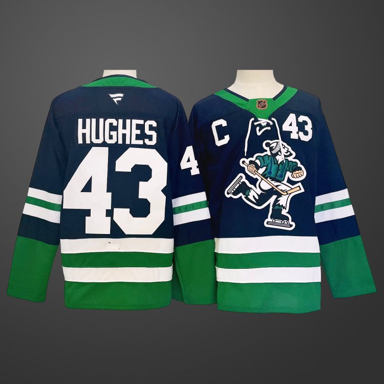 #41 Quinn Hughes Vancouver Canucks Jersey