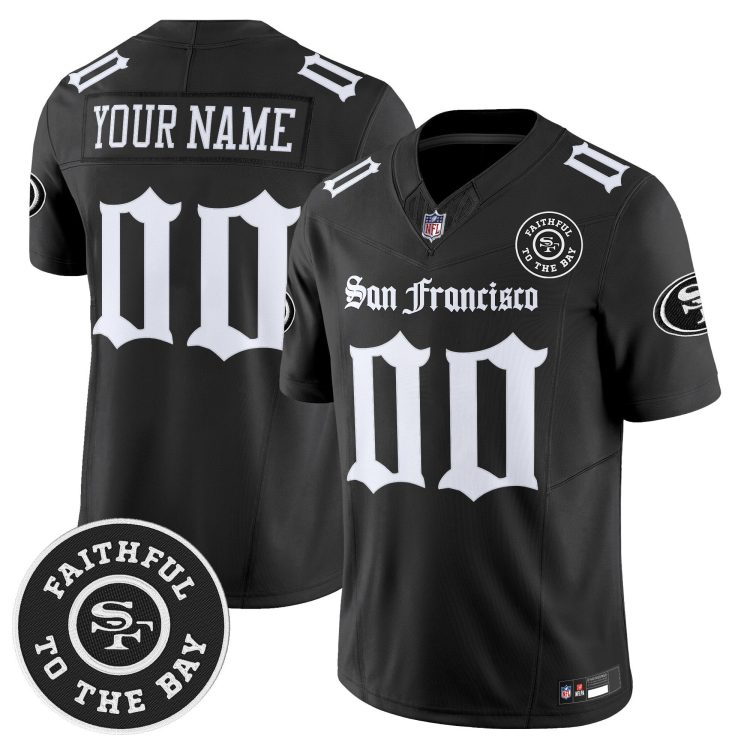 Custom San francisco 49ers Vapor F.U.S.E Jersey - All Stitched