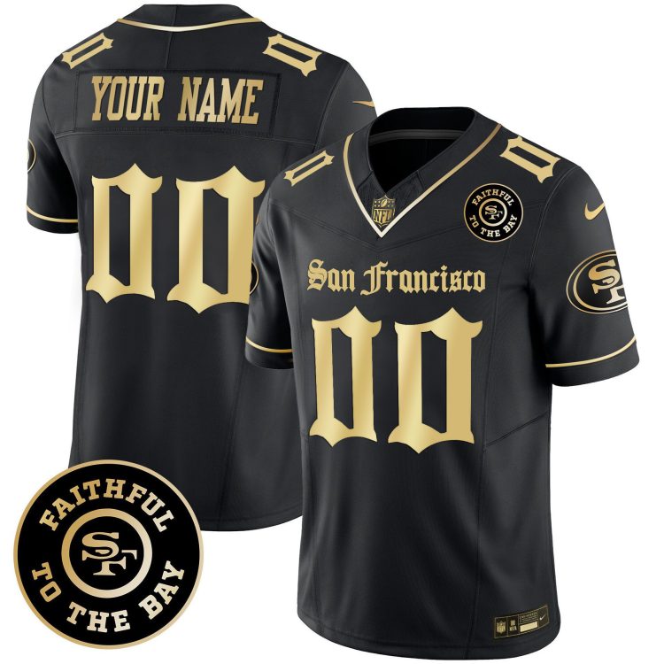 Custom San francisco 49ers Vapor F.U.S.E Jersey - All Stitched