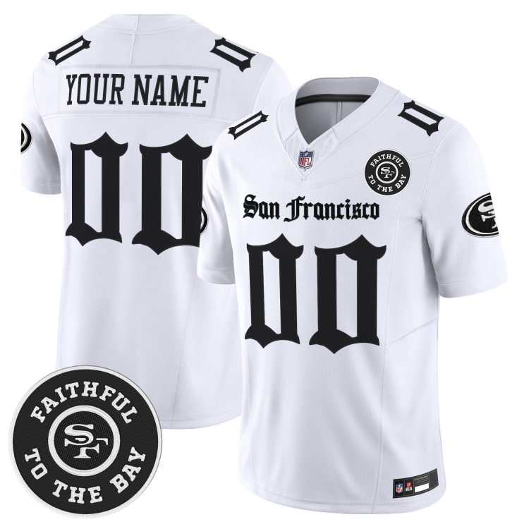 Custom San francisco 49ers Vapor F.U.S.E Jersey - All Stitched