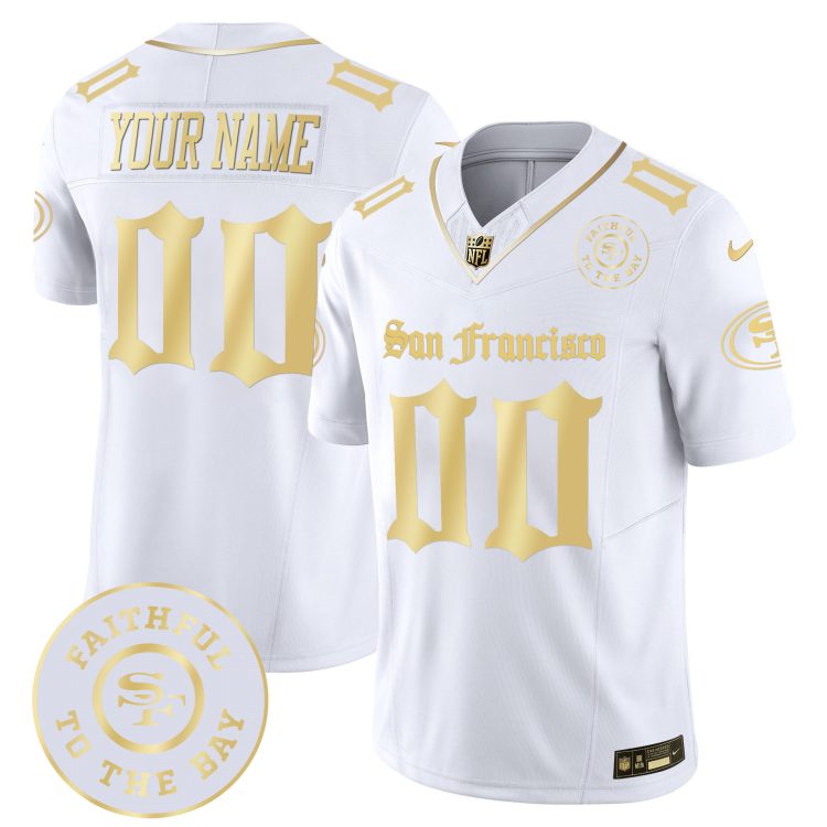 Custom San francisco 49ers Vapor F.U.S.E Jersey - All Stitched