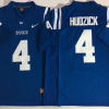 Duke Blue Devils Blue #4 HUDZICK Stitched Jersey