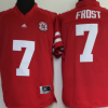 Nebraska Huskers Red #7 FROST Stitched Jersey
