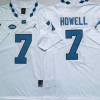 North Carolina Tar Heels White #7 HOWELL Stitched Jersey