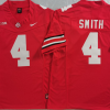 Ohio State Buckeyes Red #4 SMITH Stitched Jersey