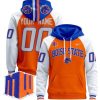 Unisex Custom Boise State Broncos Football Hoodie All Stitched