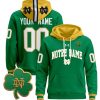 Unisex Custom Notre Dame Fighting Irish Football Hoodie All Stitched