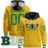Unisex Custom Oregon Ducks Football Hoodie All Stitched