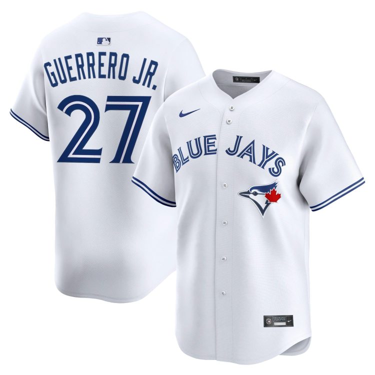 Men's Toronto Blue Jays Vladimir Guerrero Jr. #27 White Baseball Jersey