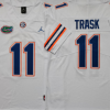 Florida Gators White #11 TRASK Stitched Jersey