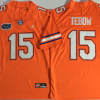 Jordan Florida Gators Orange #15 TEBOW Stitched Jersey