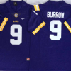 LSU Tigers Purple #9 BURROW Stitched Jersey