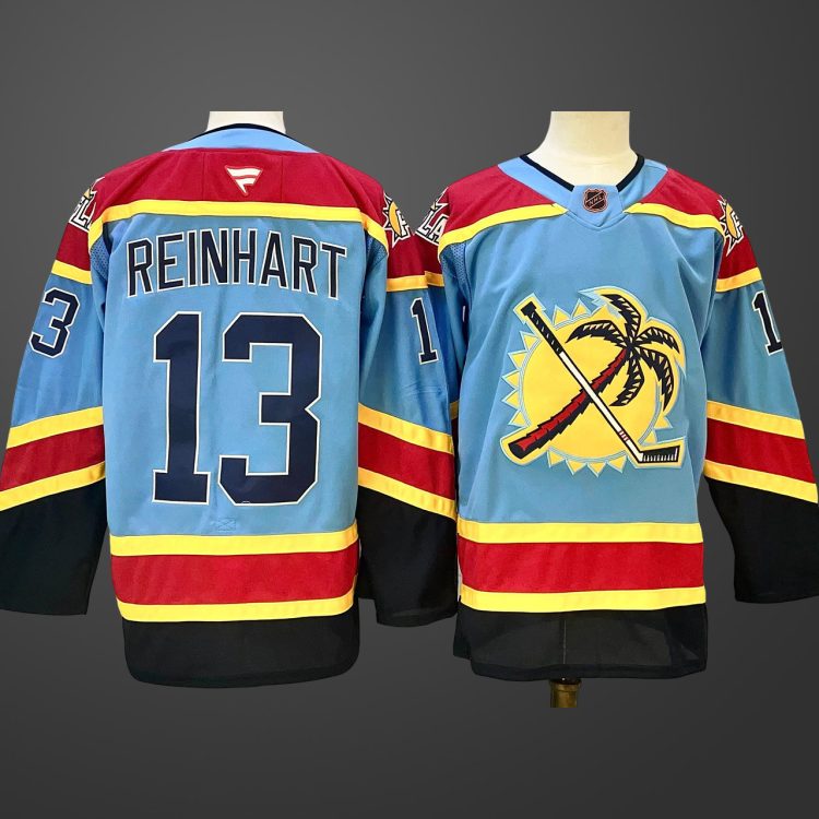 Men's Florida Panthers #13 SAM REINHART NHL  Stitched