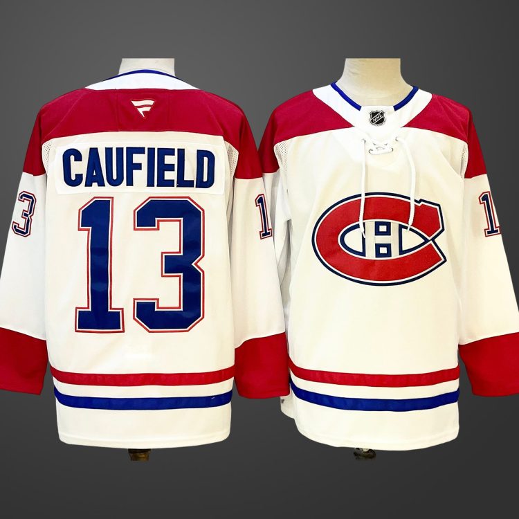 Men's Montreal Canadiens #13 Cole Caufield Jersey